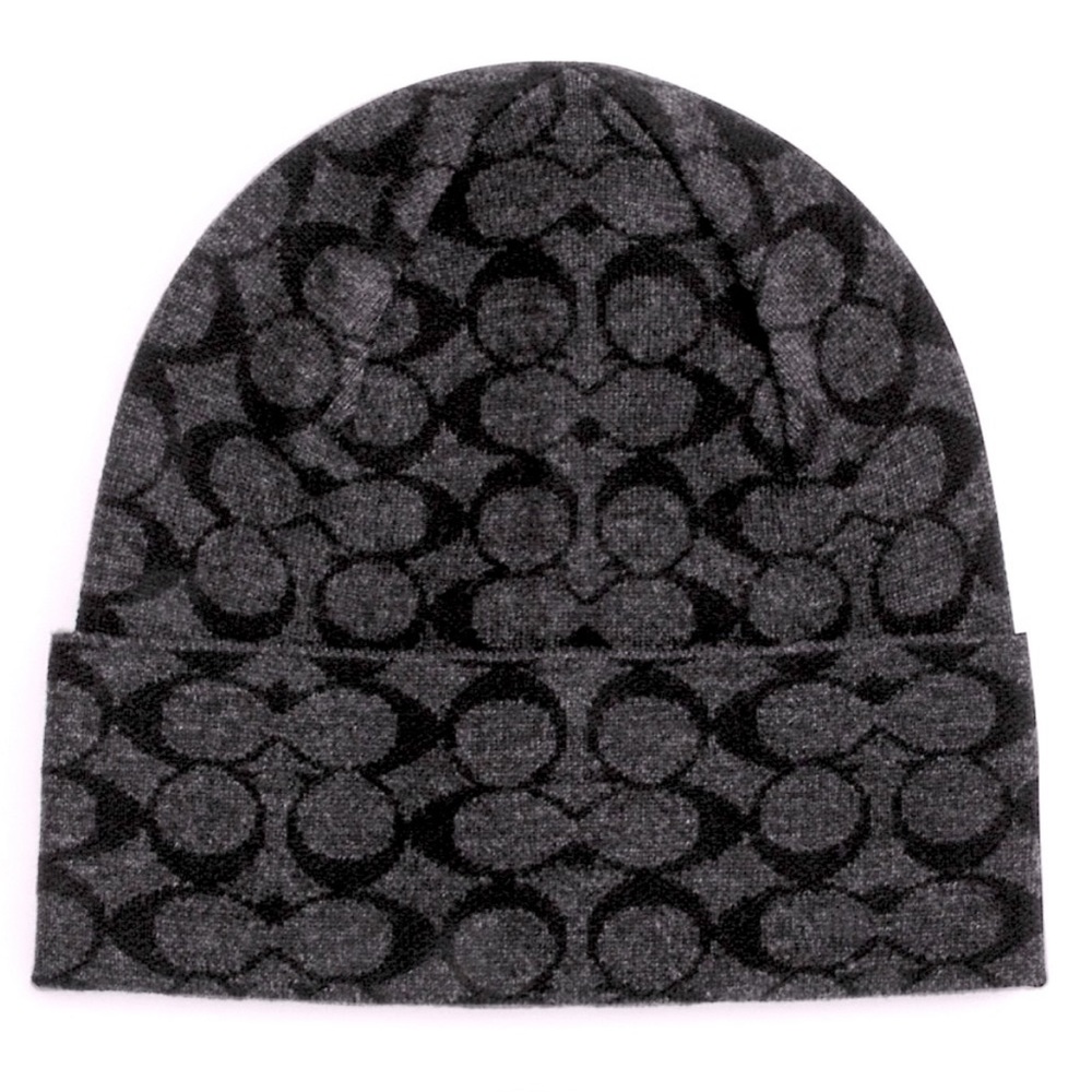 🎉 HP 🎉 🆕 Coach Signature Knit Beanie - Picture 8 of 8